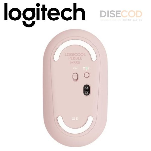 Mouse Bluetooth Logitech Pebble M350 Rosa Perú